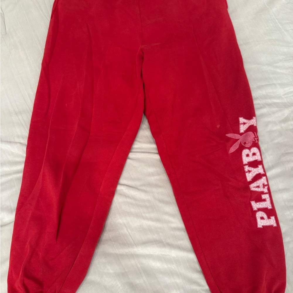 Playboy Red Joggers